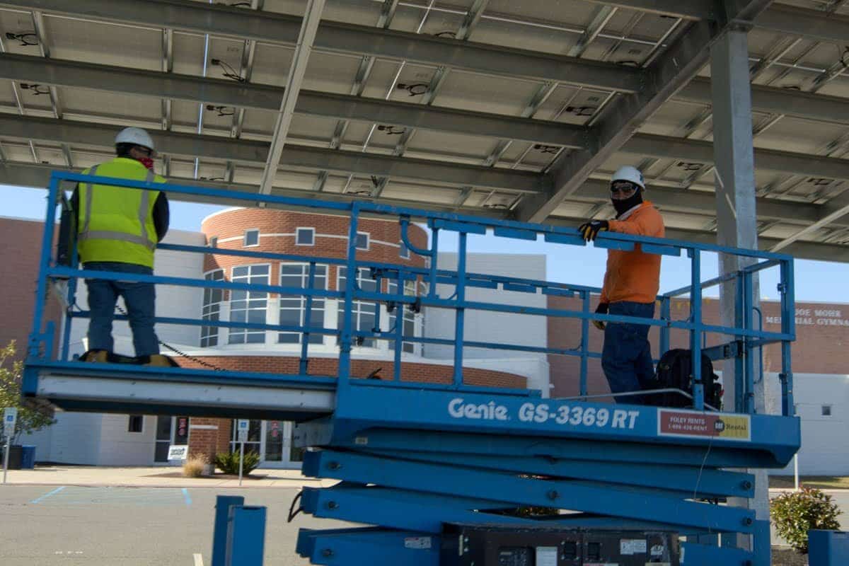 solar installation project