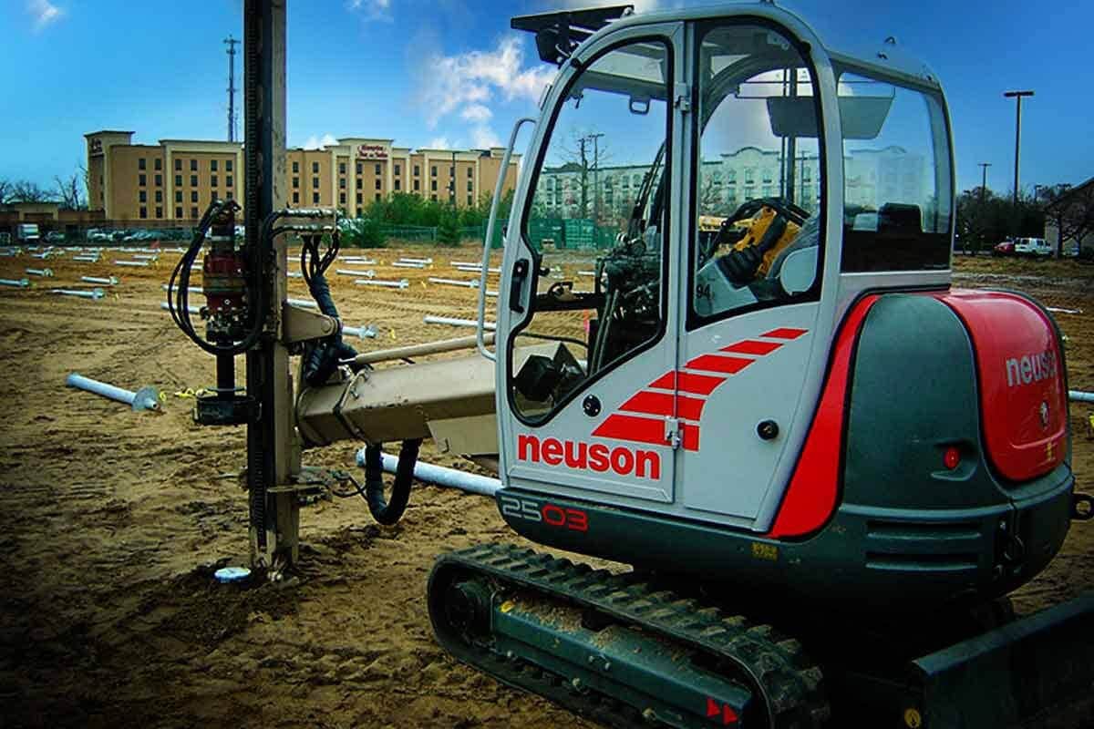 solar pile driver services